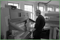 Dalmore Paper Mill 2000-Paper guillotine, Jim Muir